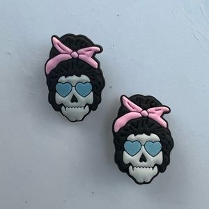 Girly Skeleton Croc Jibbitz Charm